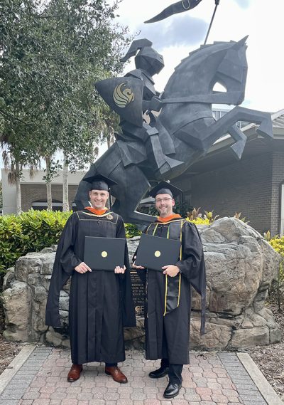 Daniel Müller & Thomas Schiller on Commencement Day