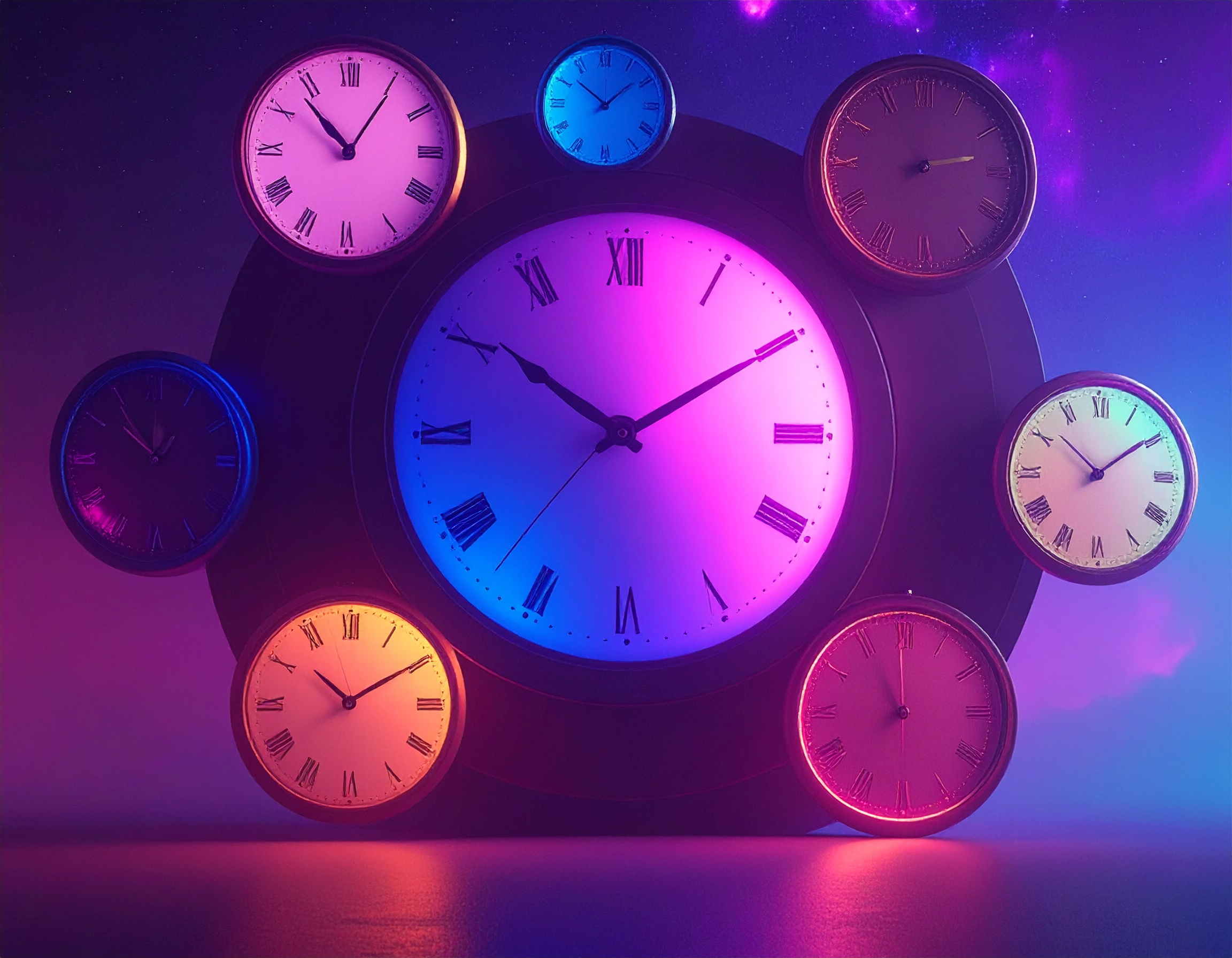 a collection of clocks